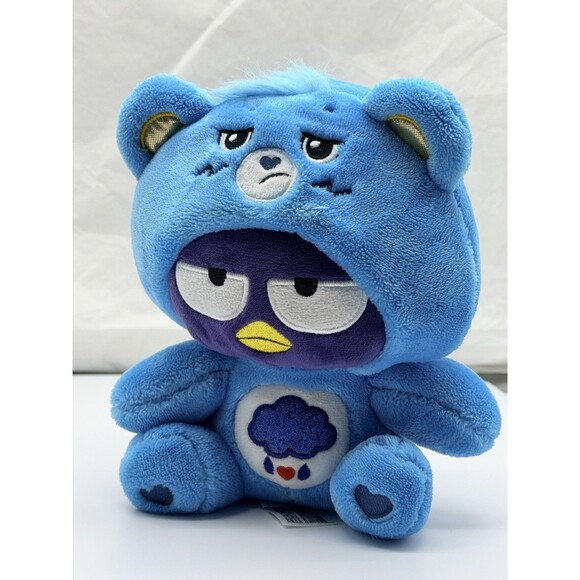 Sanrio Hello Kitty and Friends Care Bears Badtz-Maru Grumpy Bear 8” Plush 2023 - Picture 2 of 12
